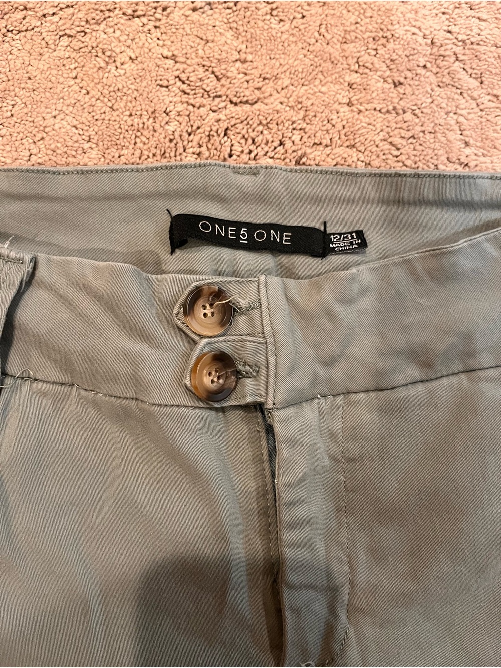 One5One Green Shorts - Picture 2 of 3
